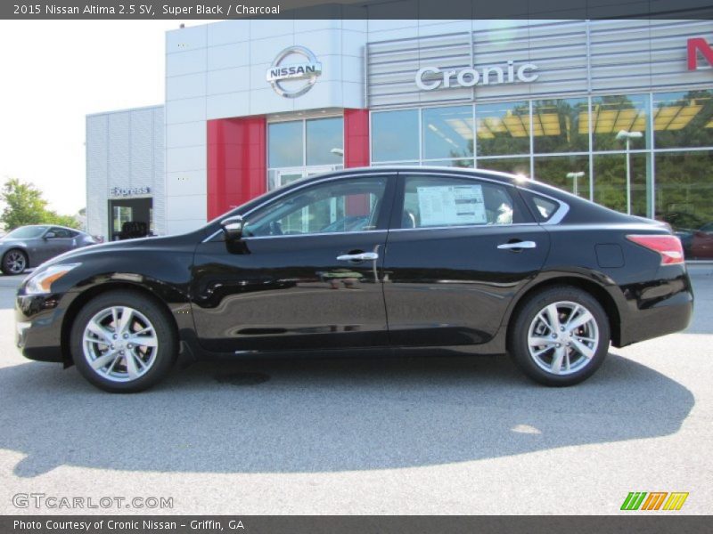 Super Black / Charcoal 2015 Nissan Altima 2.5 SV