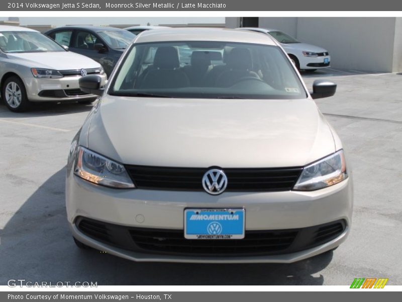 Moonrock Silver Metallic / Latte Macchiato 2014 Volkswagen Jetta S Sedan