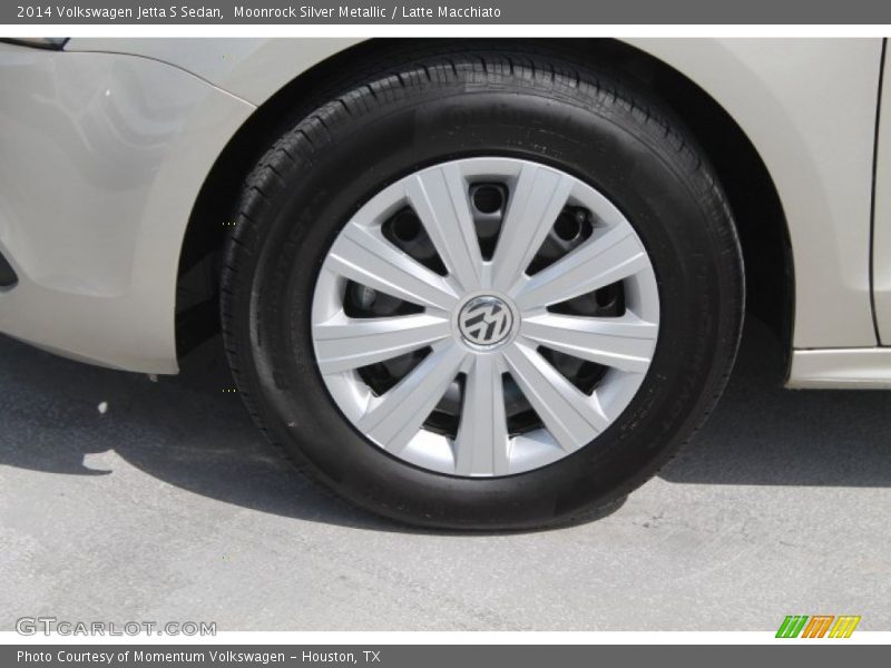 Moonrock Silver Metallic / Latte Macchiato 2014 Volkswagen Jetta S Sedan