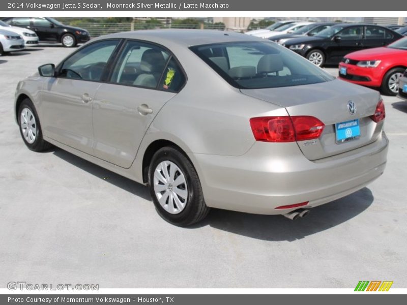 Moonrock Silver Metallic / Latte Macchiato 2014 Volkswagen Jetta S Sedan