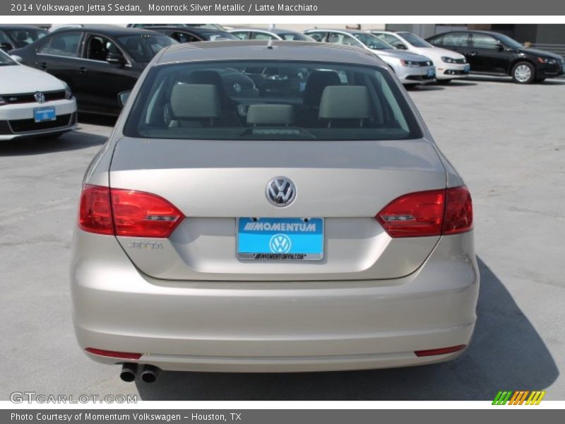 Moonrock Silver Metallic / Latte Macchiato 2014 Volkswagen Jetta S Sedan