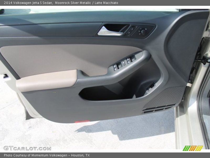 Moonrock Silver Metallic / Latte Macchiato 2014 Volkswagen Jetta S Sedan