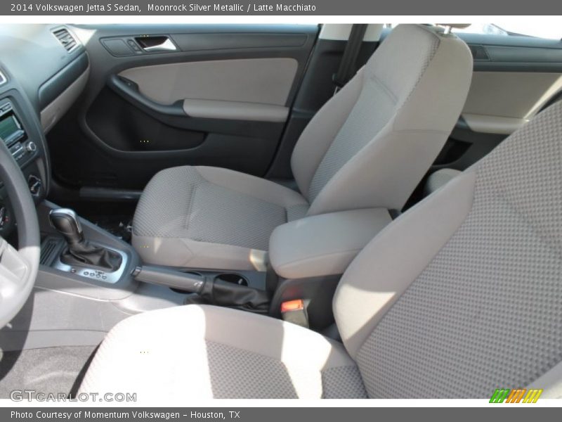 Moonrock Silver Metallic / Latte Macchiato 2014 Volkswagen Jetta S Sedan