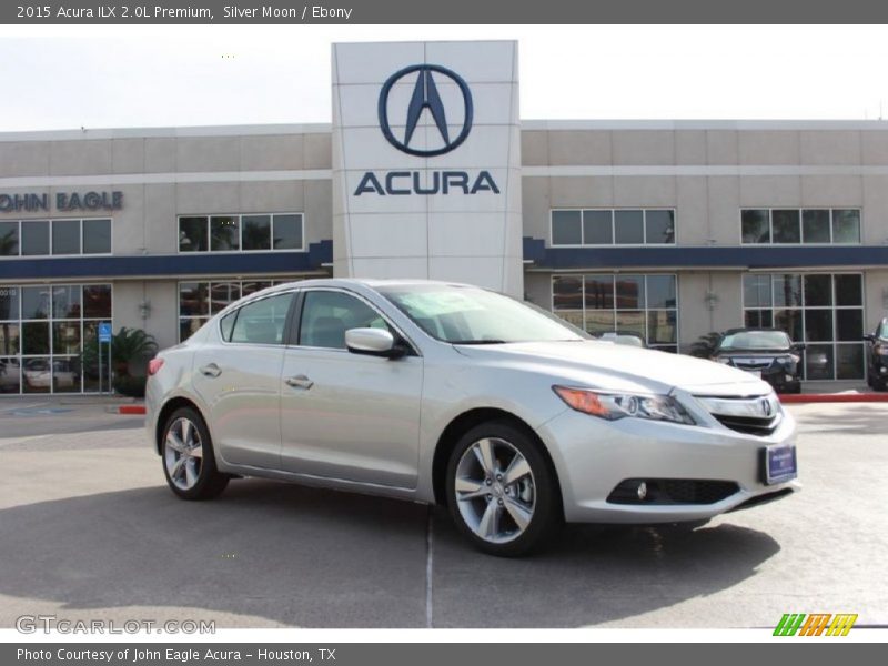 Silver Moon / Ebony 2015 Acura ILX 2.0L Premium