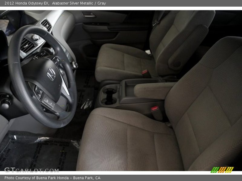 Alabaster Silver Metallic / Gray 2012 Honda Odyssey EX