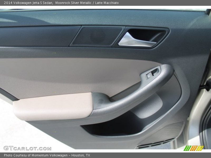 Moonrock Silver Metallic / Latte Macchiato 2014 Volkswagen Jetta S Sedan