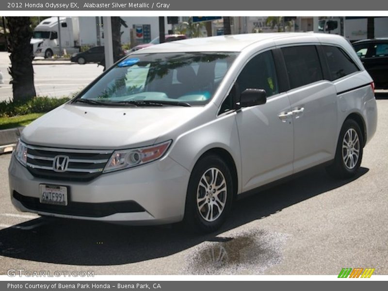 Alabaster Silver Metallic / Gray 2012 Honda Odyssey EX