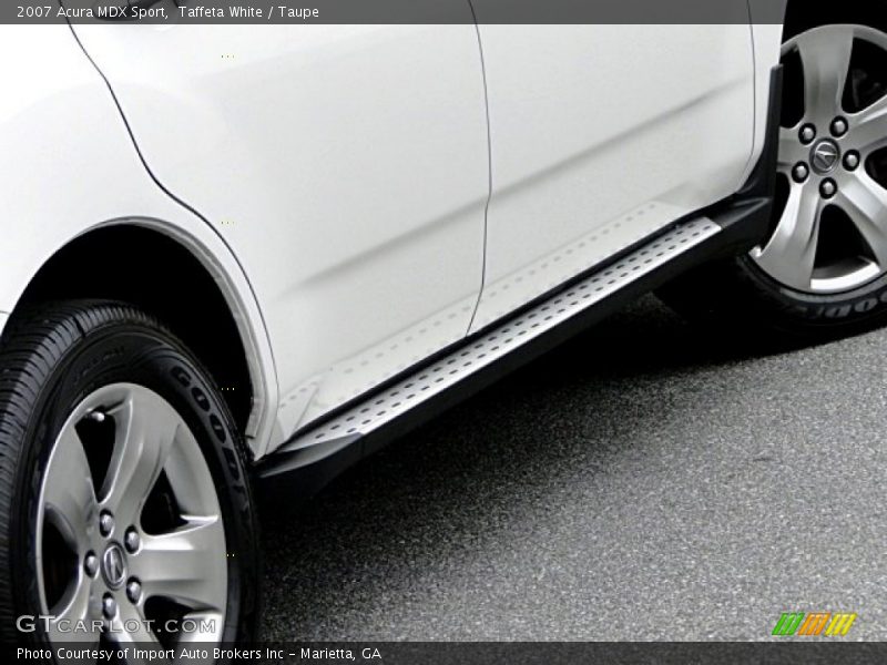 Taffeta White / Taupe 2007 Acura MDX Sport