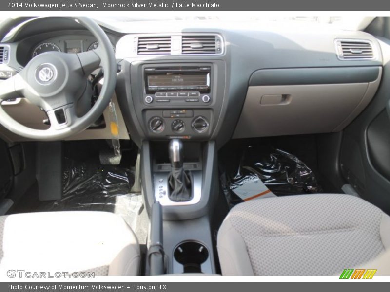 Moonrock Silver Metallic / Latte Macchiato 2014 Volkswagen Jetta S Sedan
