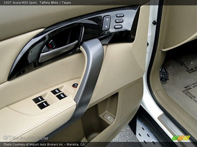 Taffeta White / Taupe 2007 Acura MDX Sport