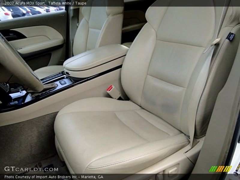 Taffeta White / Taupe 2007 Acura MDX Sport