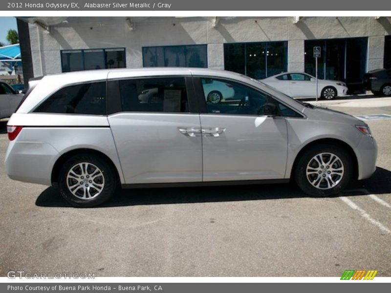 Alabaster Silver Metallic / Gray 2012 Honda Odyssey EX