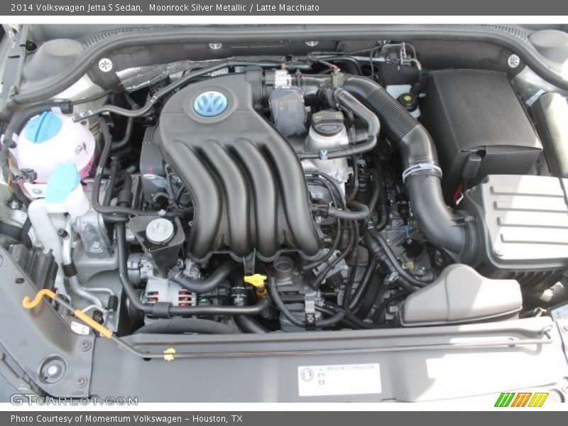 Moonrock Silver Metallic / Latte Macchiato 2014 Volkswagen Jetta S Sedan