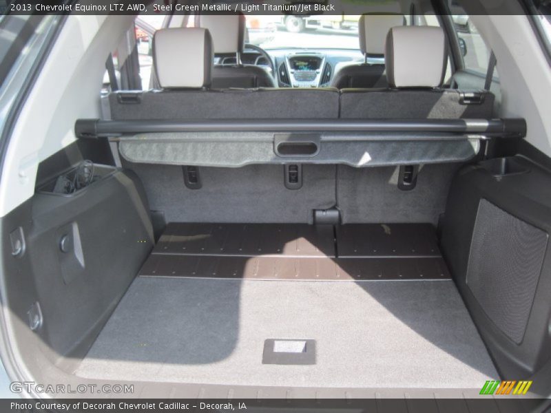 Steel Green Metallic / Light Titanium/Jet Black 2013 Chevrolet Equinox LTZ AWD