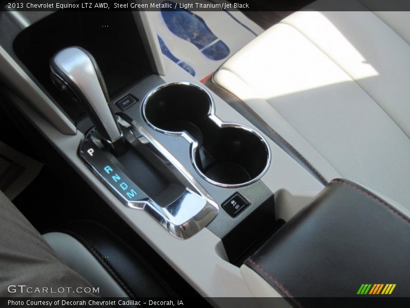 Steel Green Metallic / Light Titanium/Jet Black 2013 Chevrolet Equinox LTZ AWD