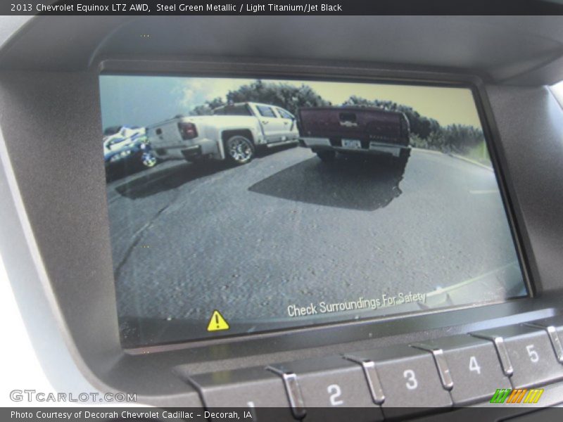 Steel Green Metallic / Light Titanium/Jet Black 2013 Chevrolet Equinox LTZ AWD