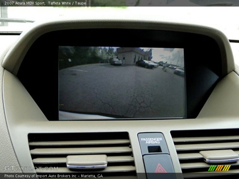 Taffeta White / Taupe 2007 Acura MDX Sport