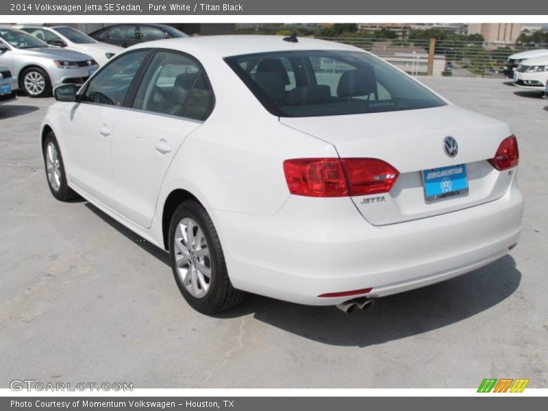 Pure White / Titan Black 2014 Volkswagen Jetta SE Sedan