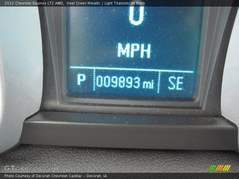 Steel Green Metallic / Light Titanium/Jet Black 2013 Chevrolet Equinox LTZ AWD