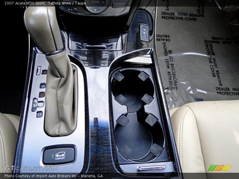 Taffeta White / Taupe 2007 Acura MDX Sport