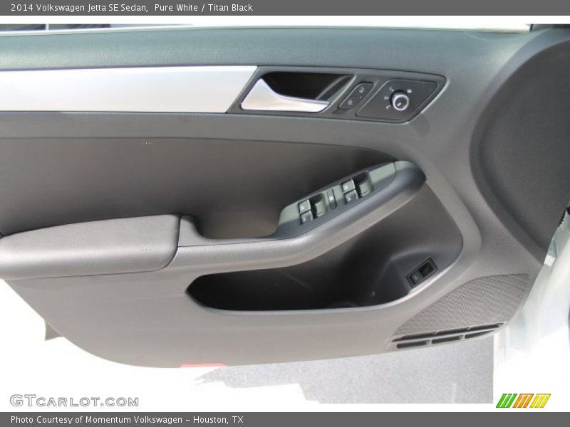 Pure White / Titan Black 2014 Volkswagen Jetta SE Sedan