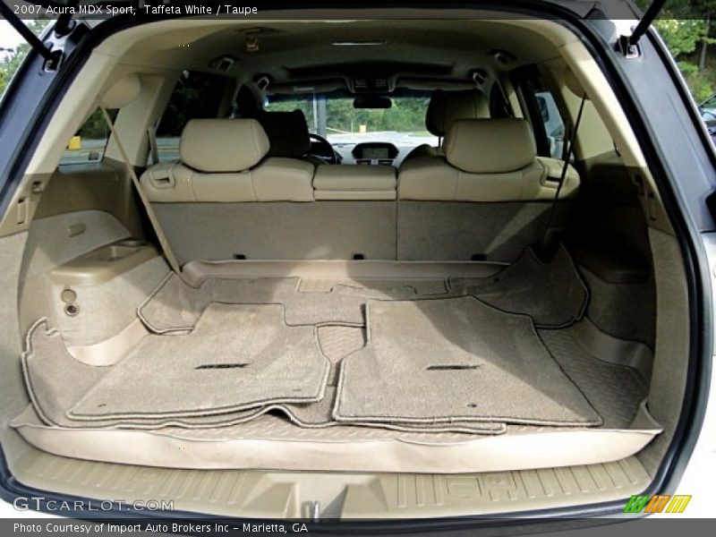 Taffeta White / Taupe 2007 Acura MDX Sport