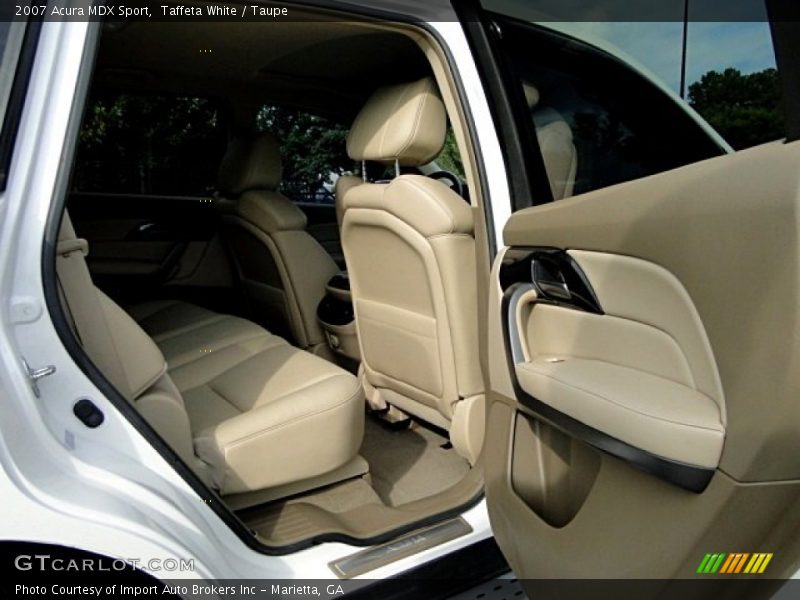 Taffeta White / Taupe 2007 Acura MDX Sport