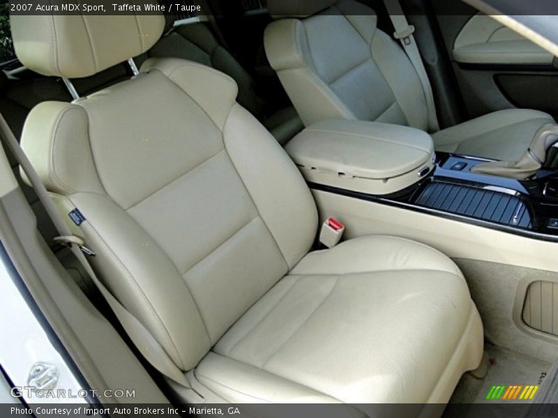 Taffeta White / Taupe 2007 Acura MDX Sport