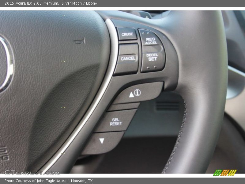 Silver Moon / Ebony 2015 Acura ILX 2.0L Premium