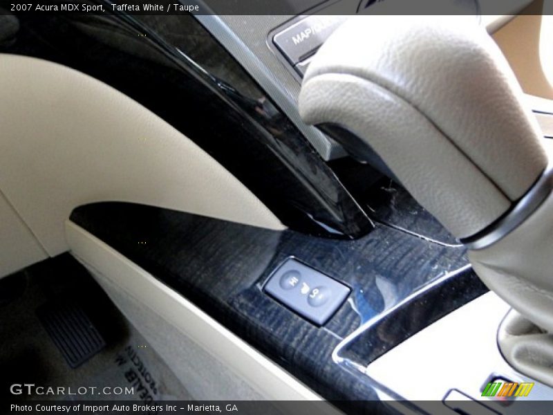 Taffeta White / Taupe 2007 Acura MDX Sport