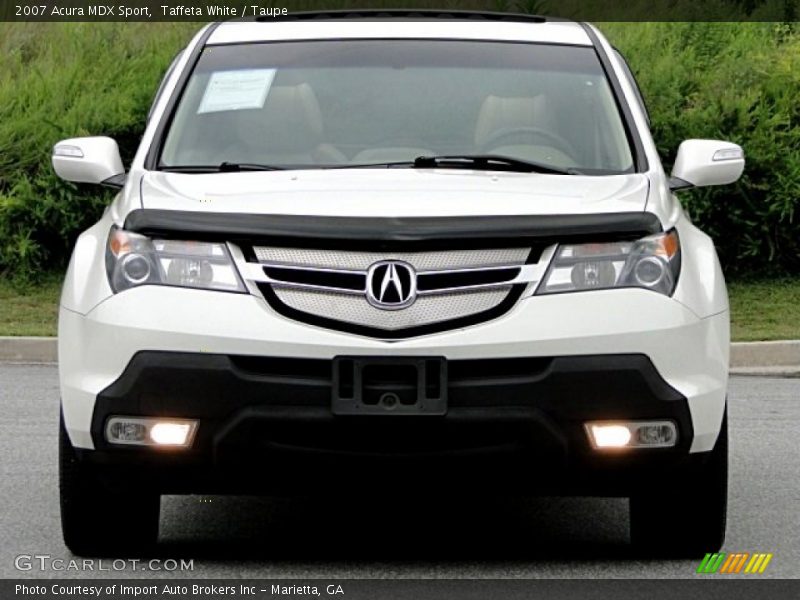 Taffeta White / Taupe 2007 Acura MDX Sport