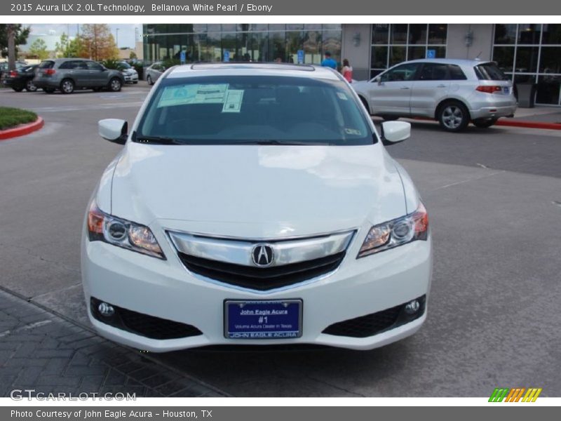 Bellanova White Pearl / Ebony 2015 Acura ILX 2.0L Technology