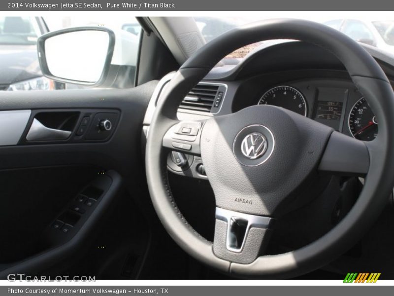 Pure White / Titan Black 2014 Volkswagen Jetta SE Sedan