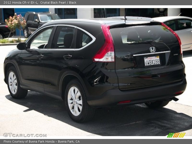 Crystal Black Pearl / Black 2012 Honda CR-V EX-L