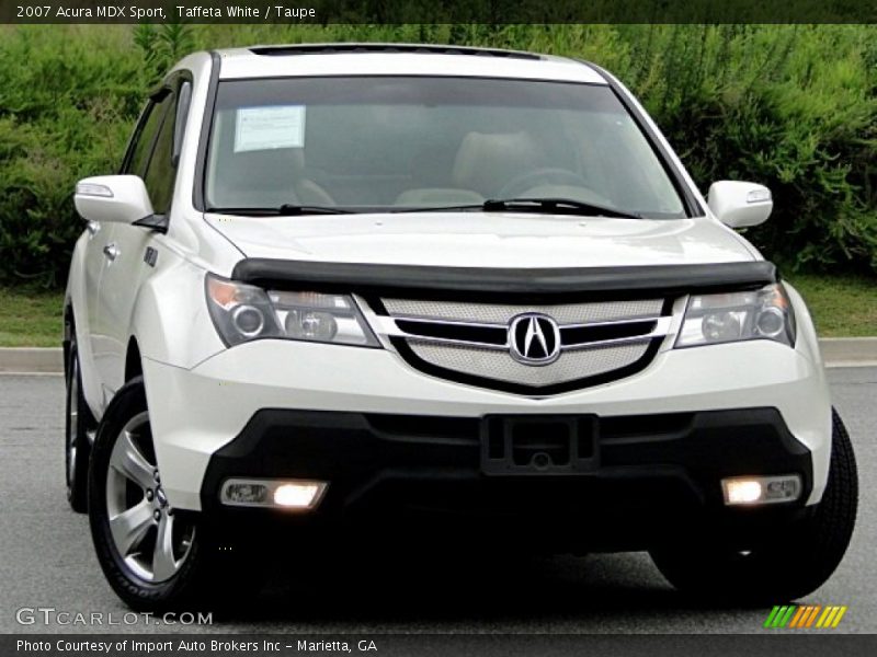 Taffeta White / Taupe 2007 Acura MDX Sport