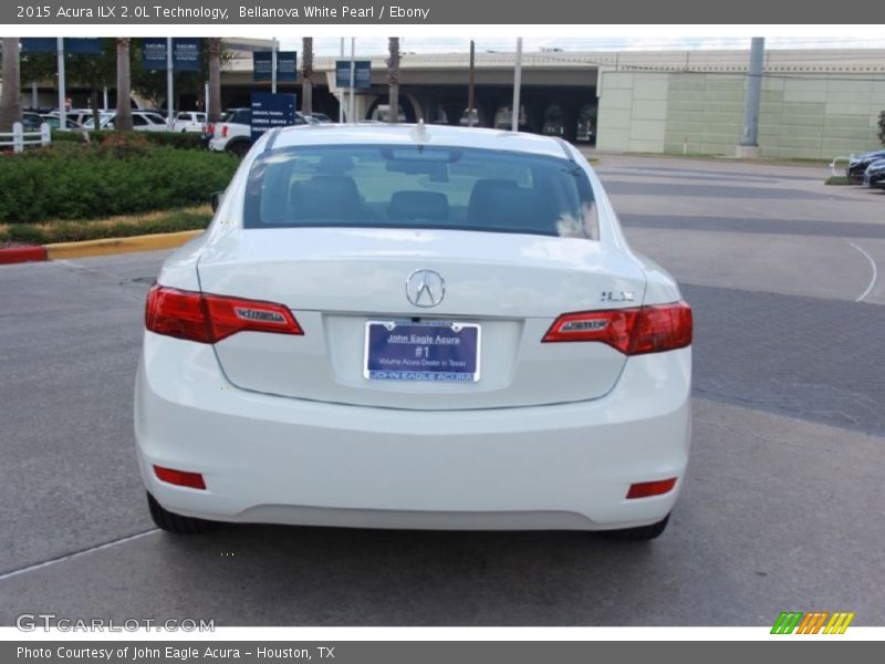 Bellanova White Pearl / Ebony 2015 Acura ILX 2.0L Technology