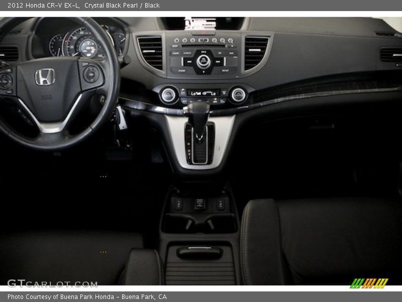 Crystal Black Pearl / Black 2012 Honda CR-V EX-L
