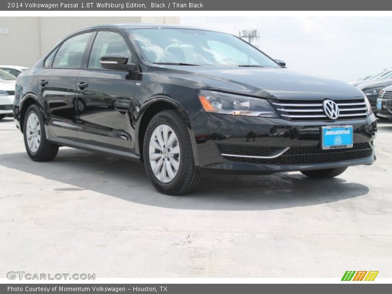 Black / Titan Black 2014 Volkswagen Passat 1.8T Wolfsburg Edition