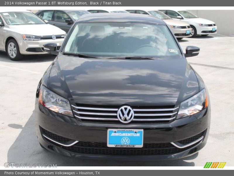 Black / Titan Black 2014 Volkswagen Passat 1.8T Wolfsburg Edition