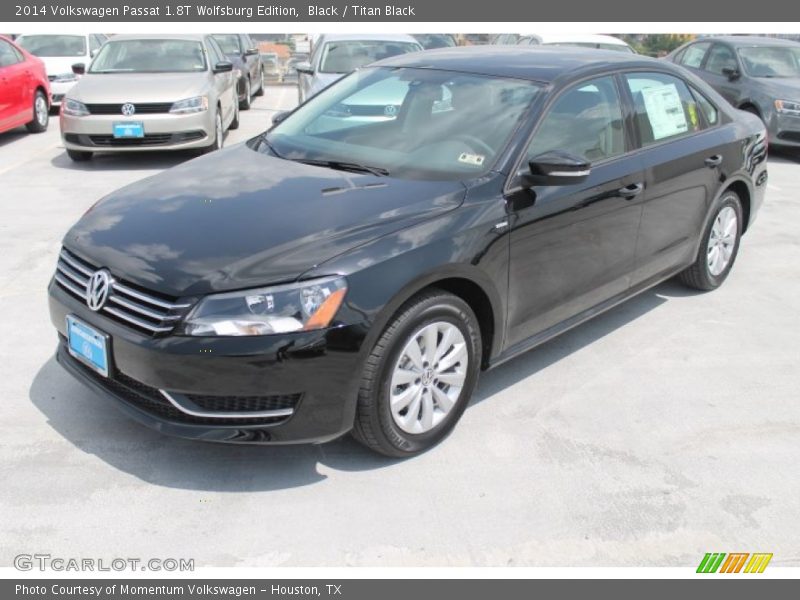 Black / Titan Black 2014 Volkswagen Passat 1.8T Wolfsburg Edition