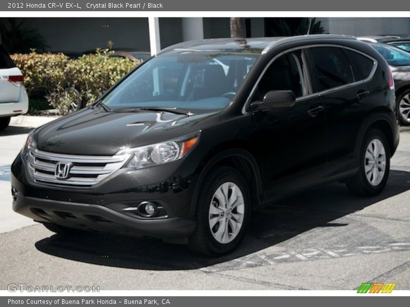 Crystal Black Pearl / Black 2012 Honda CR-V EX-L