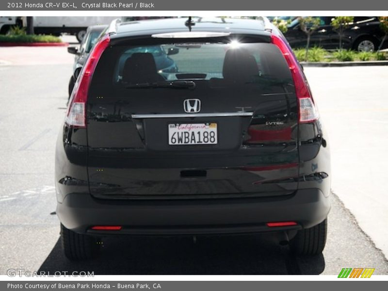Crystal Black Pearl / Black 2012 Honda CR-V EX-L