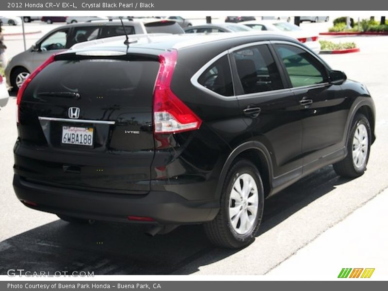 Crystal Black Pearl / Black 2012 Honda CR-V EX-L