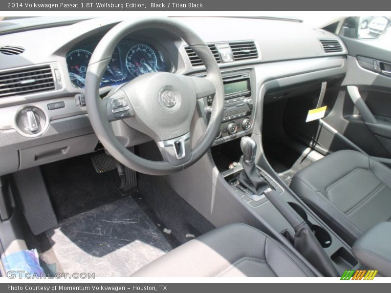 Black / Titan Black 2014 Volkswagen Passat 1.8T Wolfsburg Edition