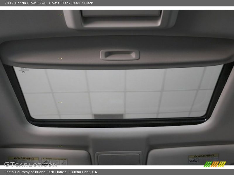 Crystal Black Pearl / Black 2012 Honda CR-V EX-L