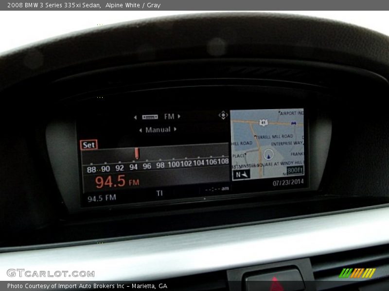 Alpine White / Gray 2008 BMW 3 Series 335xi Sedan
