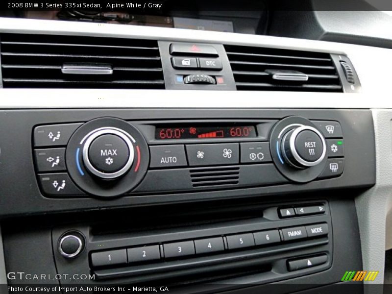 Controls of 2008 3 Series 335xi Sedan
