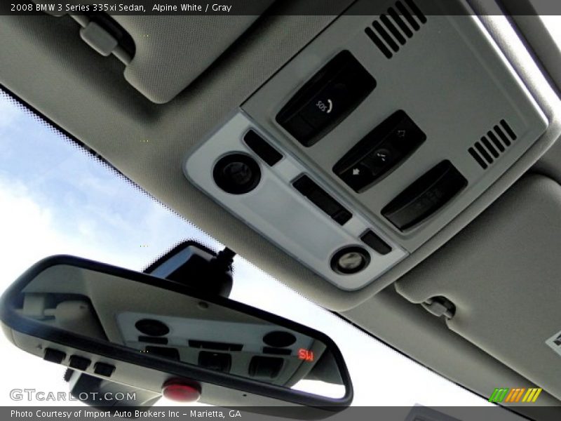 Alpine White / Gray 2008 BMW 3 Series 335xi Sedan