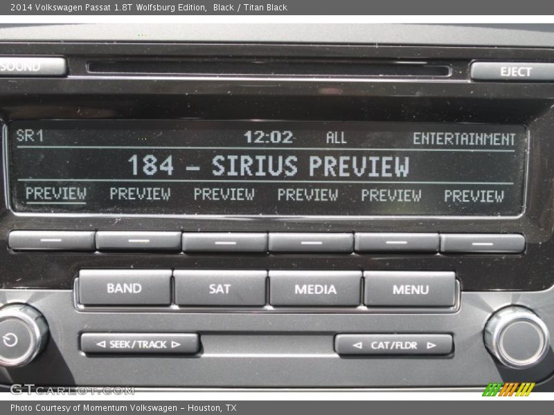 Black / Titan Black 2014 Volkswagen Passat 1.8T Wolfsburg Edition