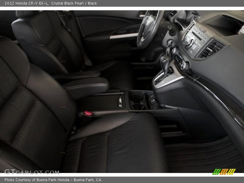 Crystal Black Pearl / Black 2012 Honda CR-V EX-L